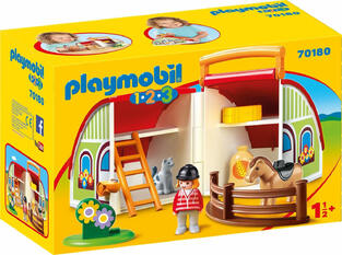 Playmobil Αχυρώνας-Βαλιτσάκι 1.2.3 - 70180