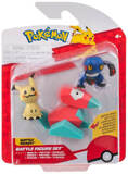 Pokemon Σετ με 3 Φιγούρες Μάχης Croagunk, Mimikyu & Porygon - PKW4091 