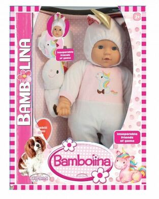 Bambolina 41εκ. Unicorn - BD1873