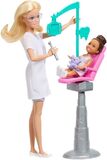 Barbie Σετ Επαγγέλματα Mε Παιδάκια - Οδοντίατρος Ξανθιά - JMK14