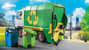 Playmobil City Life Όχημα Συλλογής Ανακυκλώσιμων Απορριμμάτων - 71234