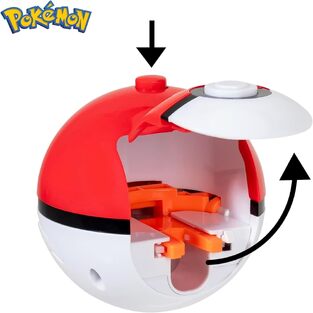 Pokemon Battle Spinning Top and Poke Ball Launcher Eevee - PKW4399