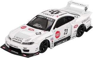 Mini GT 1:64 Nissan LB-Super Silhouette S15 Silvia Athlete – White - MGT01054BL