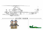 Sluban Model Bricks: Attack Helicopter - M38-B0838