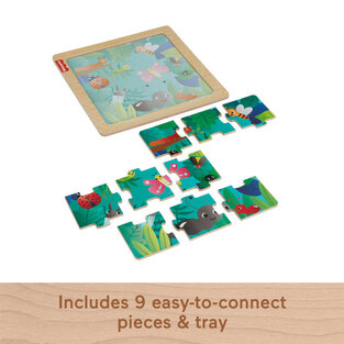 Fisher Price Μίνι Ξύλινο Παζλ Jungle - HXV19