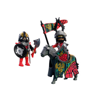 Playmobil Knights Αρχηγός Ιπποτών Δράκων και Πολεμιστής - 72118