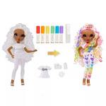 Rainbow High Colour & Create Fashion Doll - Purple Eyes/Curly Hair - 594147EUC