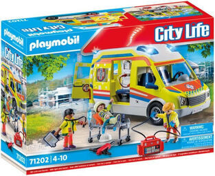 Playmobil Ασθενοφόρο Με Διασώστες - 71202