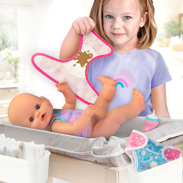 Nenuco Μωρό Με Πάνες Και Μπιμπερό - NFNB3000