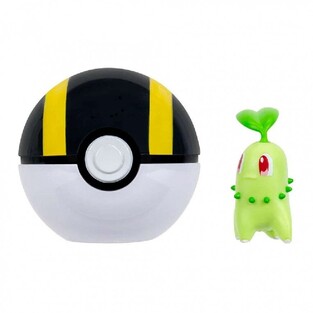 Pokemon Figure Clip 'N' Go Chikorita with Ultra Ball - PKW4163