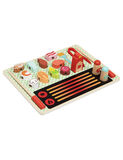 Tooky Toy Ξύλινο Σετ Σφηνώματα Γκριλ - TJ454