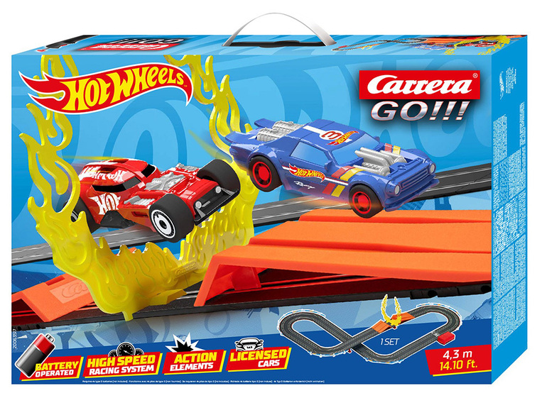 Carrera Go!!! Slot Racing Track Hot Wheels Battery Operated 1:43 - 20063517