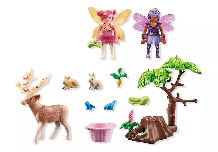 Playmobil Princess Magic Starter Pack Νεράιδες Με Ζωάκια Του Δάσους - 71800