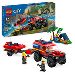 Lego City 4X4 Fire Truck With Rescue Boat - 60412