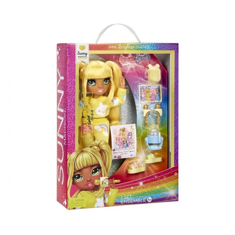 Rainbow High Junior High PJ Party Κούκλα - Skyler Blue - 503682EUC