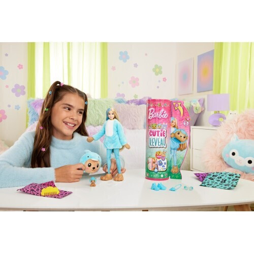 Barbie Cutie Reveal Teddy Bear As A Dolphin Doll - Αρκουδάκι/Δελφίνι - HRK25