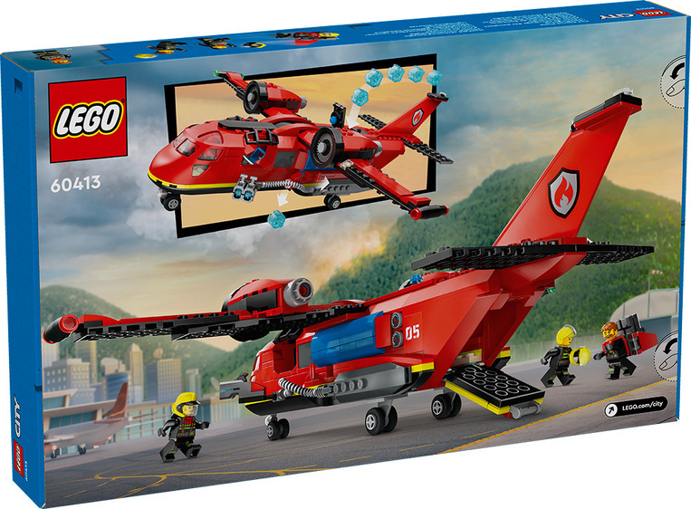 Lego City Fire Rescue Plane - 60413