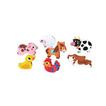 Tooky Toy Ξύλινο Puzzle Σφηνώματα Φάρμα - TH636