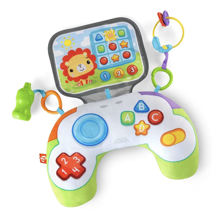 Fisher-Price Littlest Gamer Tummy Wedge Sensory Time Babytoy For Birth And Up - HGB89