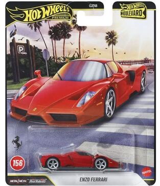 Hot Wheels Premium Ferrari Enzo Red- JHW22