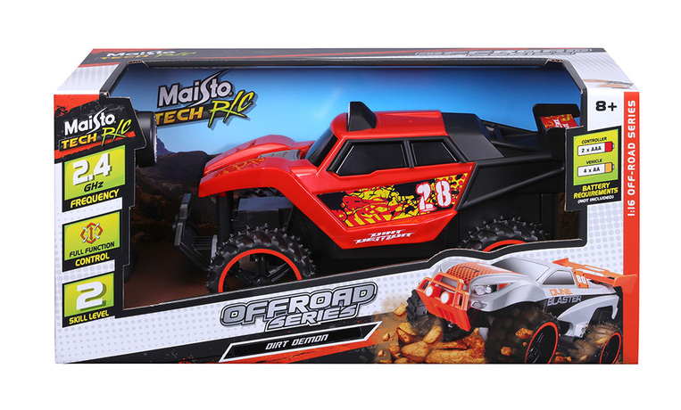 Maisto Tech R/C Off Road 1:16 2.4GHz Dirt Demon - 82701/82700