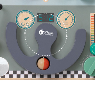 Classic World Ξύλινος Πίνακας Δραστηριοτήτων Τιμόνι - C20171