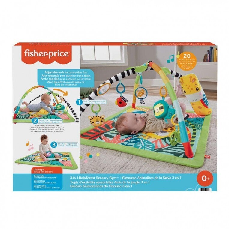 Fisher-Price Γυμναστήριο Τροπικό Δασος 3 Σε 1 - HJW08