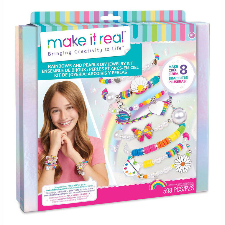 Make it Real Rainbows & Pearls DIY Jewellery Kit - FK1729