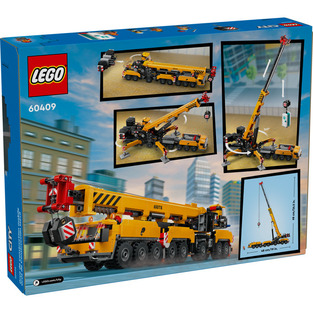Yellow Mobile Construction Crane 