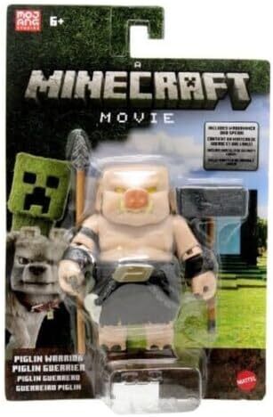 Minecraft Action Figure & Accessories Set, Piglin Warrior Posable Character - JFR62