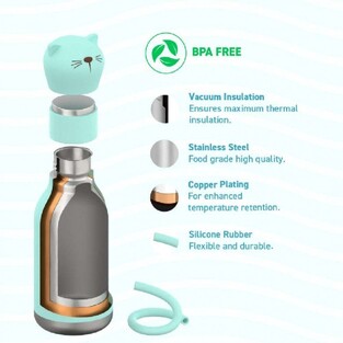 Asobu Μπουκάλι Θερμός Besties Γάτα - GRAF05462