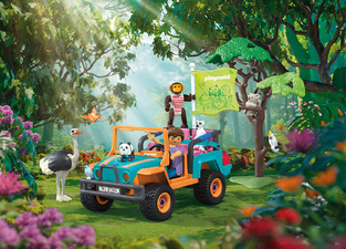Playmobil Animals & Friends: Όχημα 4Χ4 Και Άγρια Ζώα - 71854