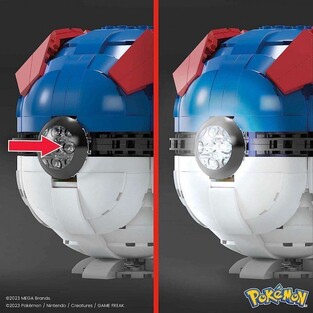 Mega Bloks Pokemon Jumbo Great Ball Με Φως - HMW04