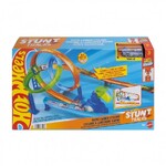Hot Wheels Stunt Tracks Rapid Launch Cyclone Track Set - JHK73