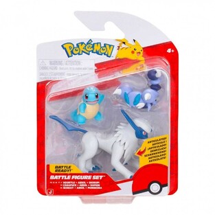 Pokemon 3 Battle Figures Pack Squirtle, Skorupi & Absol - PKW4096