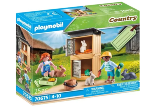 Playmobil Country Ταΐζοντας τα Κουνελάκια - 70675
