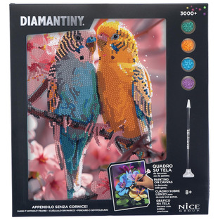 Nice Group Diamantiny Parrots Καμβάς Diamond Painting Kit - GRAF96579