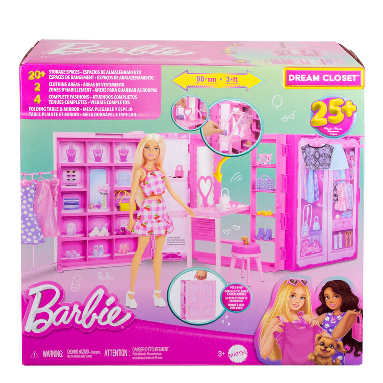 Barbie Ονειρική Ντουλάπα Μόδας - HXD59