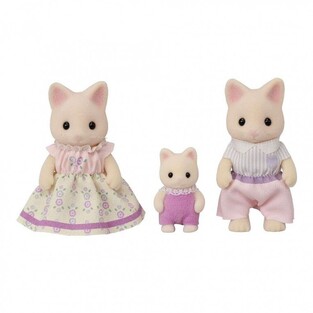 Sylvanian Families Οικογένεια Γατών Φλοράλ Τριάδα - SF5769
