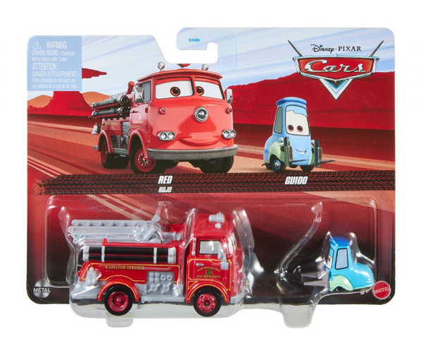 Cars σετ των 2 Red Rojo & Guido - JKW74