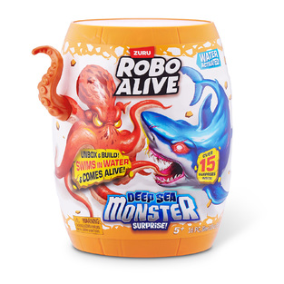 Robo Alive Deep Sea Monster Surprise Βαρέλι με Χταπόδι και 15+ Εκπλήξεις - 11871155B