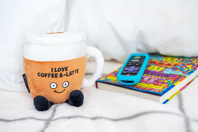 Punchkins Λούτρινο Χαρούμενο Φλυτζανάκι Καφέ "I Love Coffee A-latte!" - GC99698