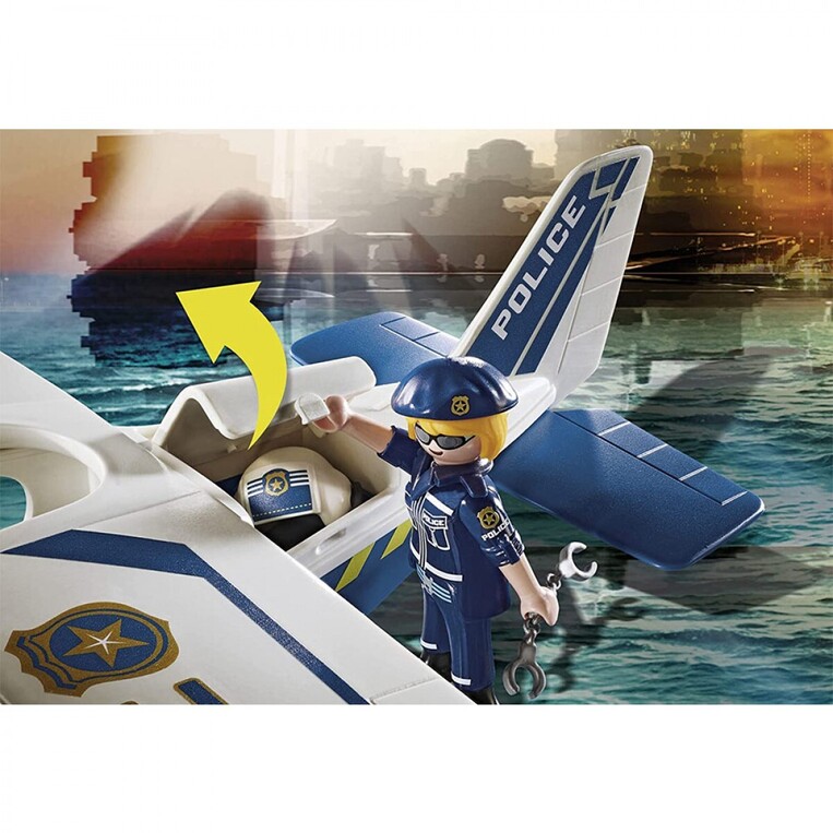 Playmobil Καταδίωξη Λαθρεμπόρου Από Αστυνομικό Υδροπλάνο - 70779