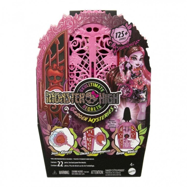 Monster High Skulltimate Secrets Garden Mysteries Κούκλα Draculaura - HYT72