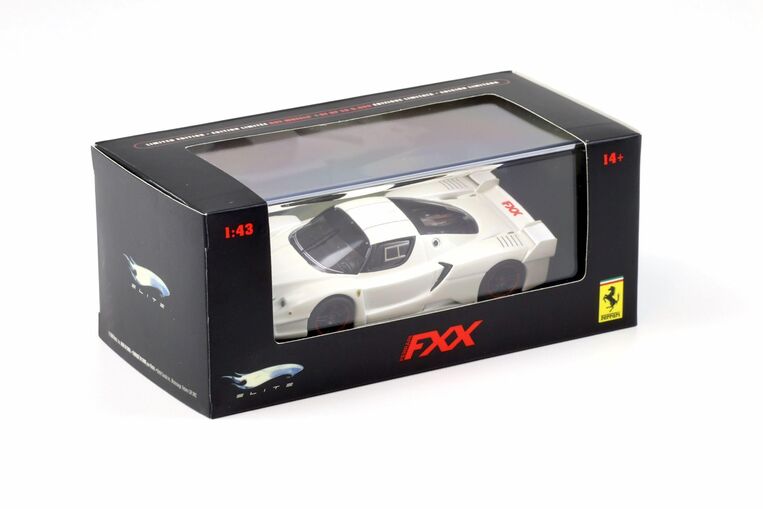 HW Elite 1:43 Ferrari FXX White Limited Edition - N5610