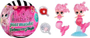 LOL Surprise Mermaids Makeover Magic Tots with DIY Wearable Lip Gloss - 596301EUC