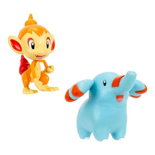 Pokemon: Battle Figure - Chimchar & Phanpy - PKW4063