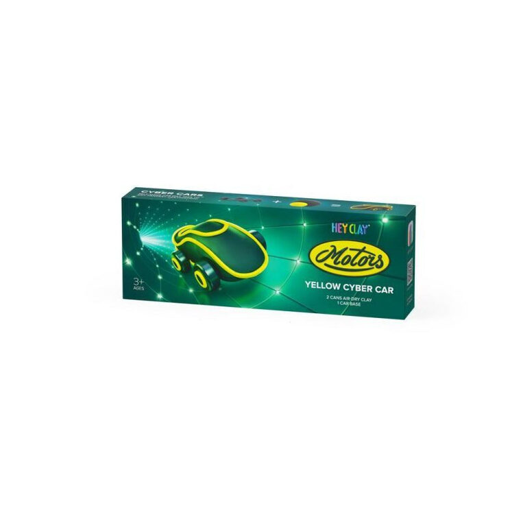 Hey Clay Yellow Cyber Car Παιδικός Πηλός Μοντελοποίησης Κίτρινος - 440062