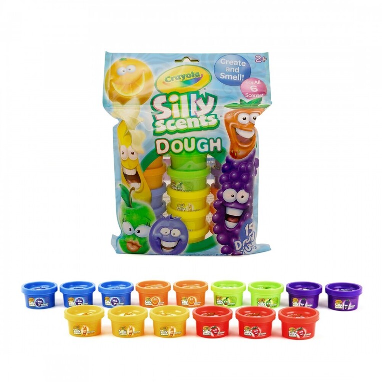 Crayola Silly Scents Dough Party Σετ Με 15 Βαζάκια - FK2149