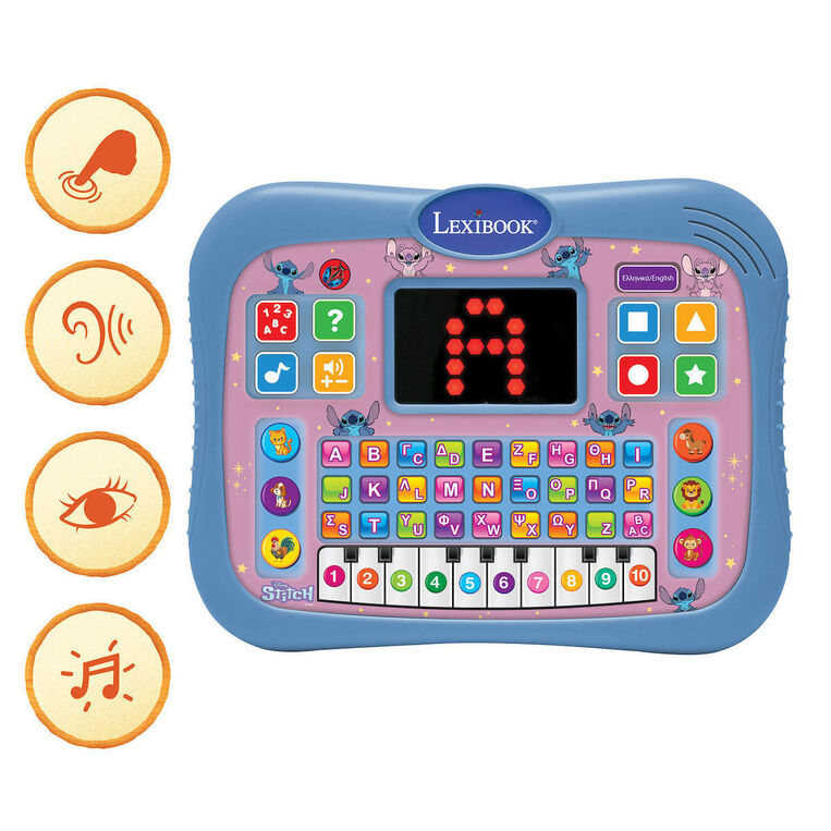 Lexibook Εκπαιδευτικό Δίγλωσσο Tablet Stitch - JCPAD007Di8